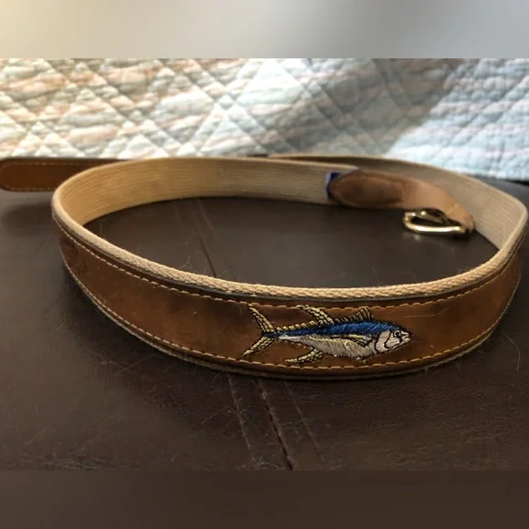 Men’s Fish Belt measurement is 45”inches laid flat n measured - Picture 11 of 13